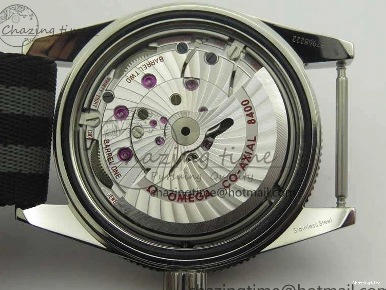 0401 EasyCare Seamaster 300 “Spectre” Limited Edition VSF 1:1 Best Edition On “007” Nato Strap A8400 Super Clone 8075